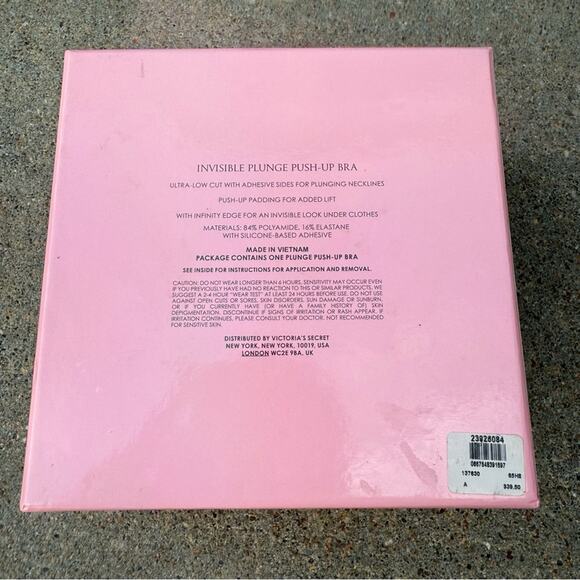 Victoria’s Secret Invisible Plunge Push-Up Bra - Tan A Cup - Picture 3 of 5